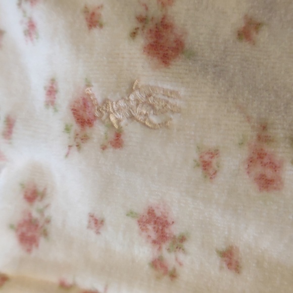 Ralph Lauren Baby‎ Girl 12 Month Pink Floral Velour 2 Piece Track Suit - Picture 5 of 6